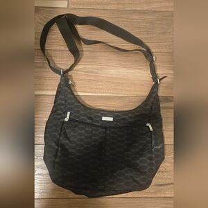 Baggallini Black Patterned Shoulder Bag
